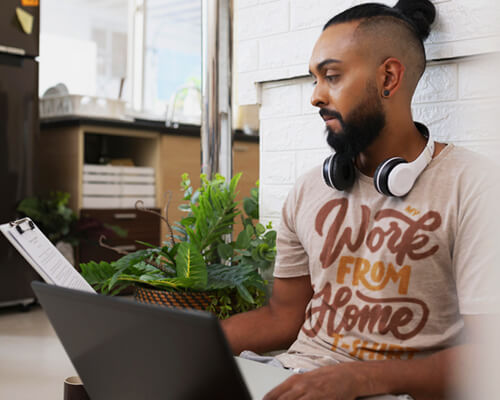 Benefits of Work from home T-shirts