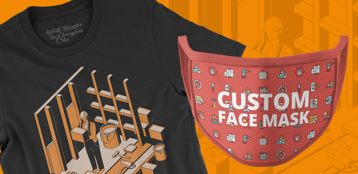 Custom T-Shirt & Mask Printing for Home Improvement Industry