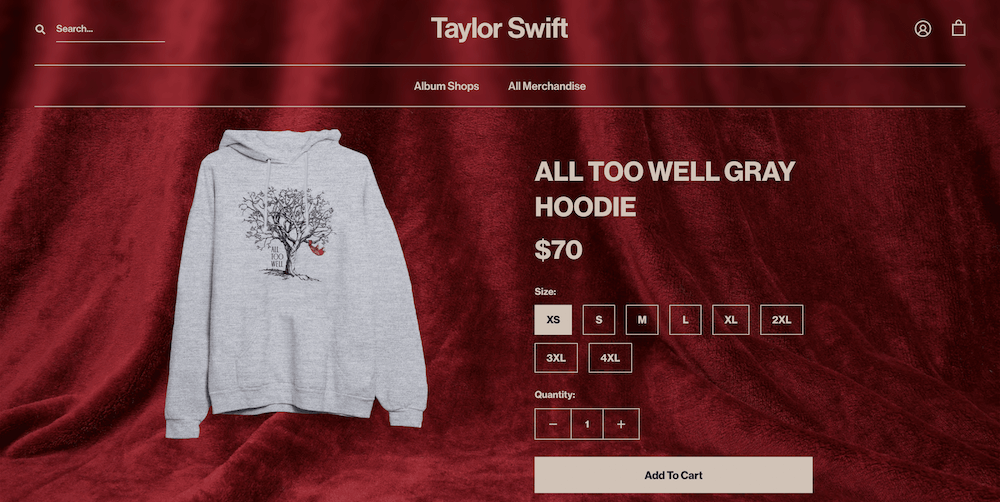 NEW TAYLOR SWIFT MERCH AVAILABLE FOR ONLY 72 HOURS!