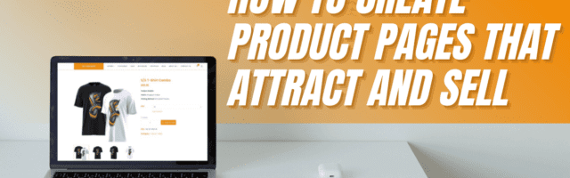 how to create product pages