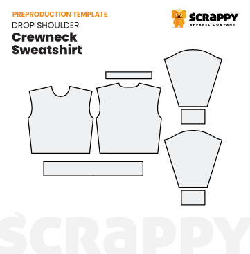 Drop Shoulder Crewneck Sweatshirt