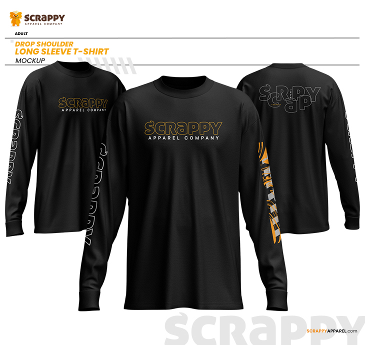 Drop Shoulder Long Sleeve