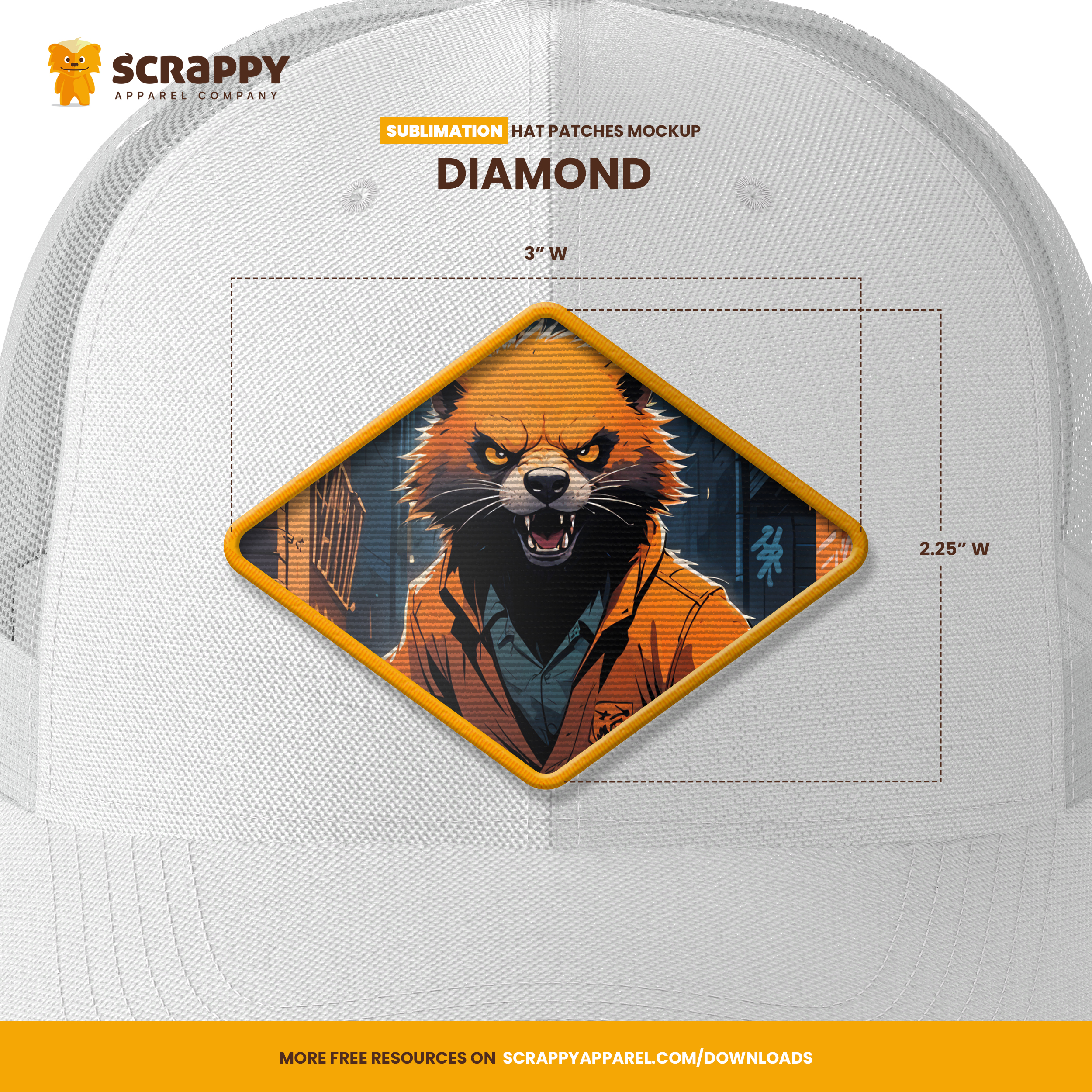 Diamond Hat Patch