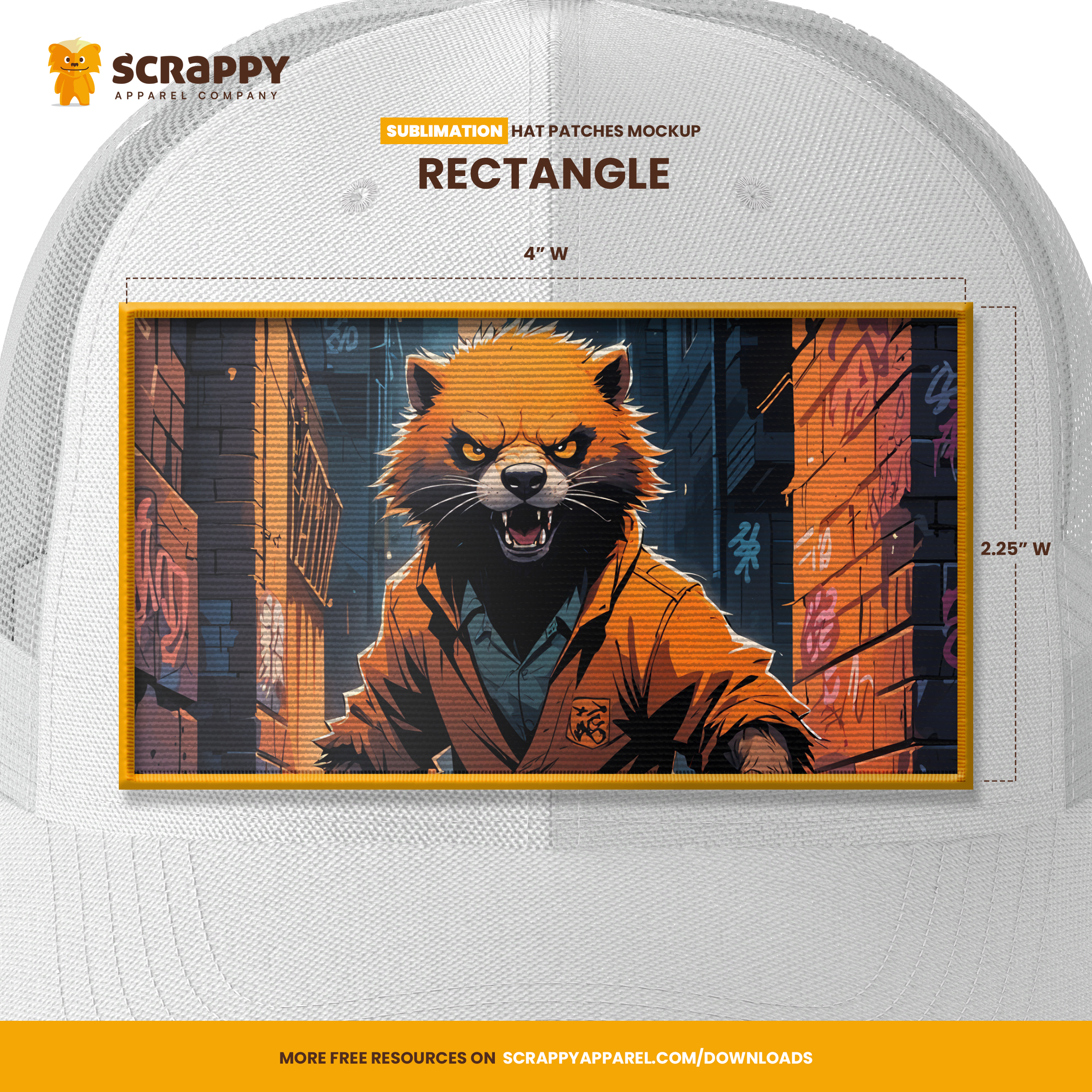 Rectangle Hat Patch