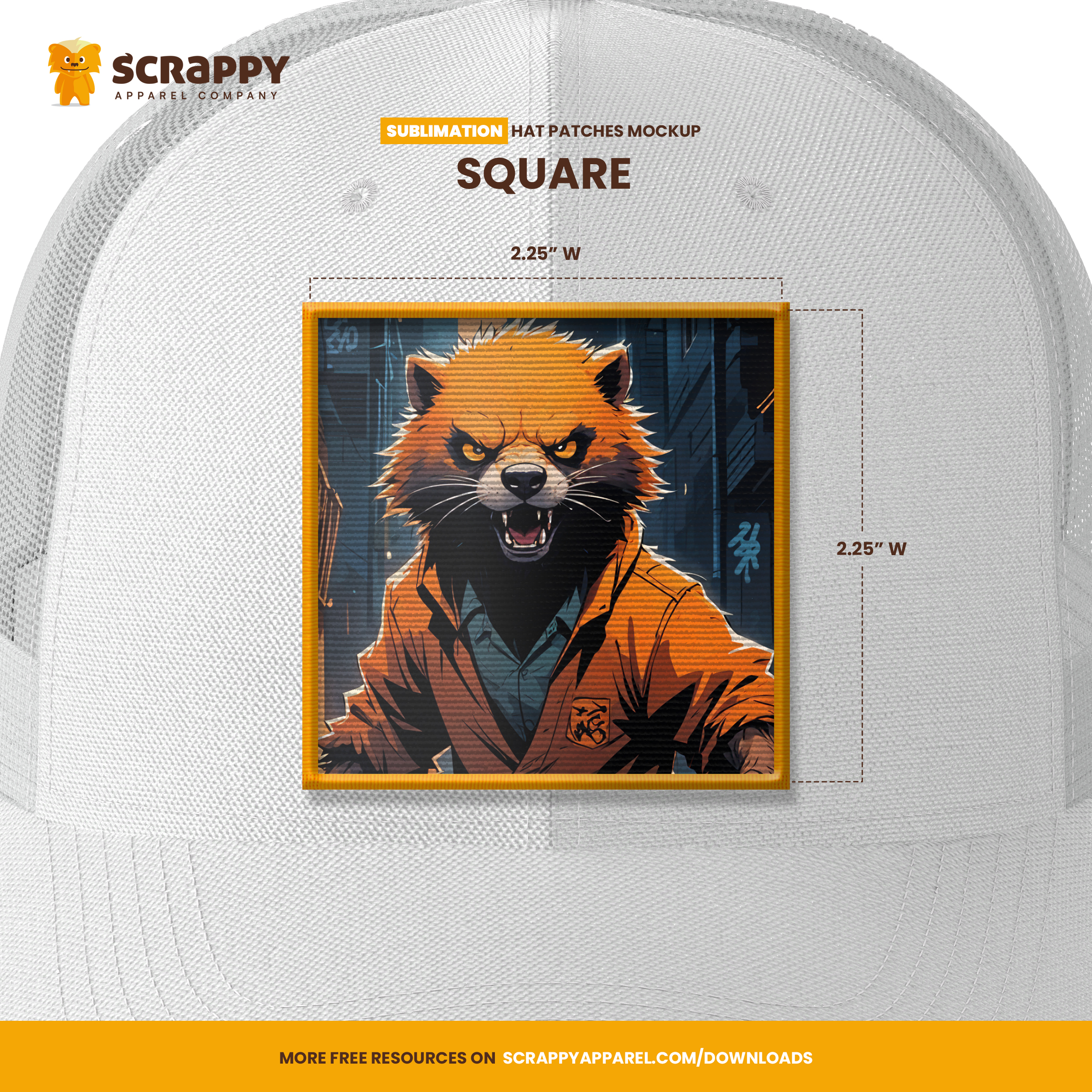 Square Hat Patch